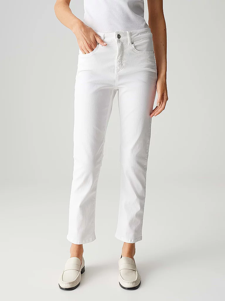 OPUS PANTS Jeans Straight Fit MELLY BASE weiss   42/L28 damen 2